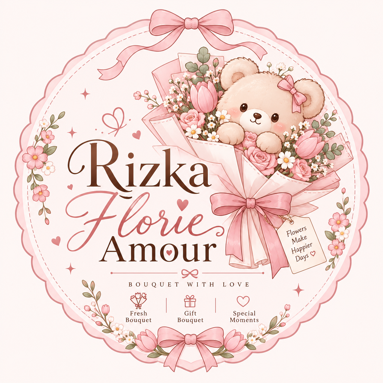 Logo Rizka Florie Amour